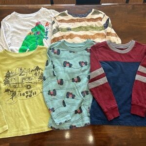 4T Lot Old Navy Graphic Design Long Sleeve Tops